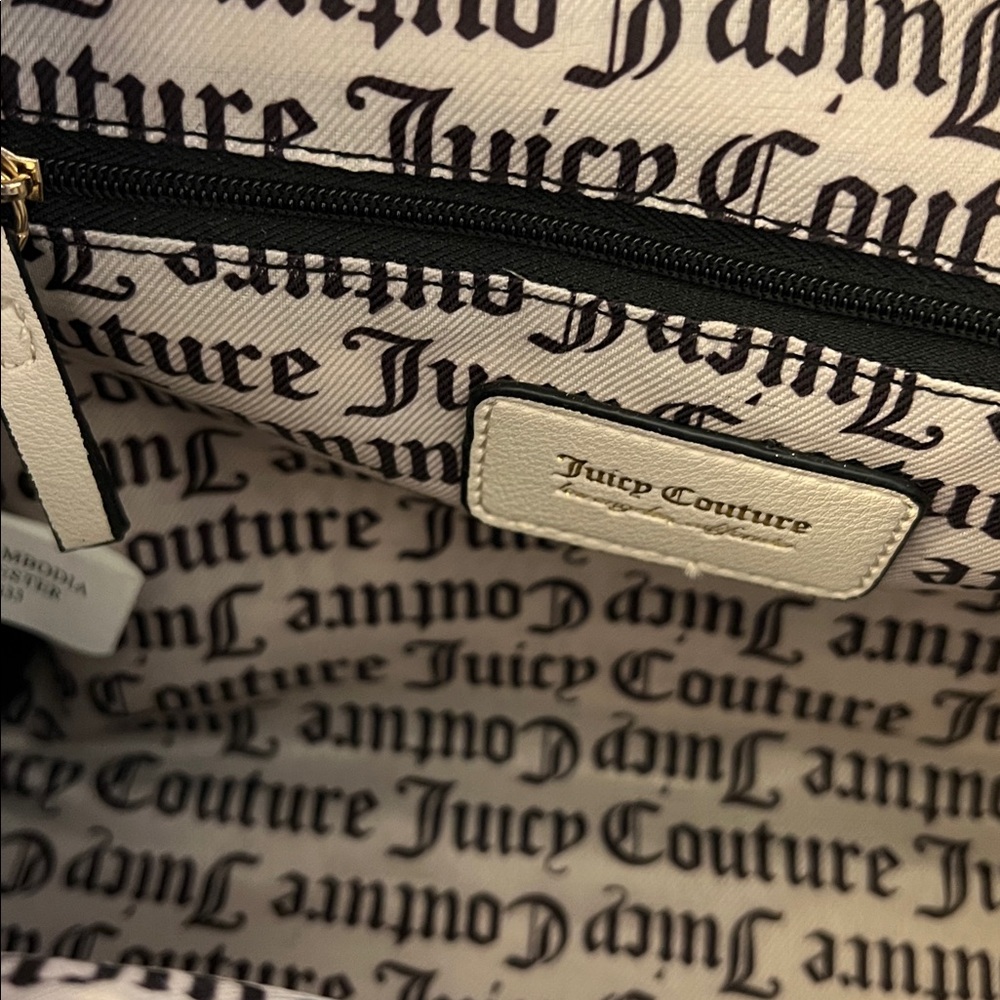 Juicy Couture Black and Cream Royal Satchel - Picture 6 of 6
